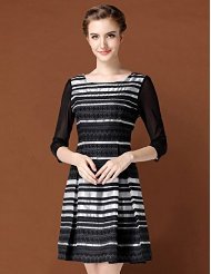 花妖精七分袖連衣裙 優(yōu)雅與靈動(dòng)的完美融合